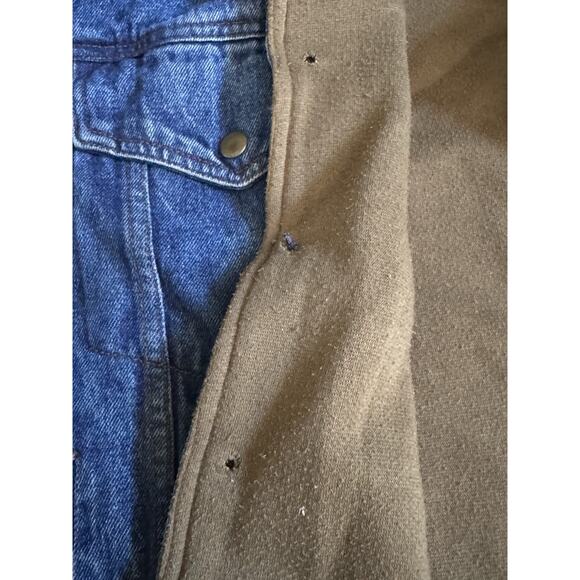 Eagle Ridge Denim Jean Large Men's Outfitter Jacket Liner Grunge Retro READ - Picture 5 of 10